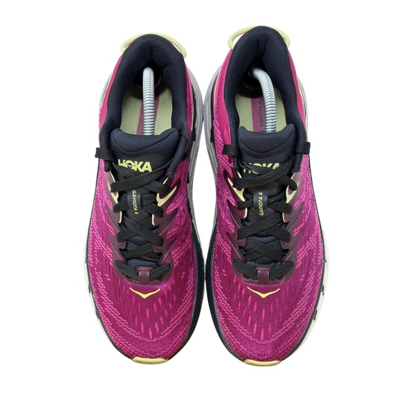 Hoka Gaviota 4 Womens 10 Running Shoes Festival Fuchsia Black Grape 1123199-FFBG - Picture 9 of 12
